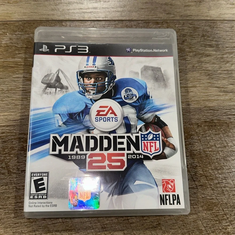 Madden 25 NFL Football Sony Playstation Network 3 PS3 2013 Video Game